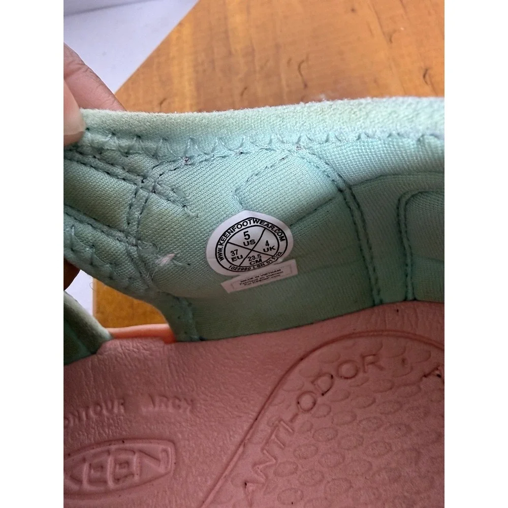 KEEN Kids Outdoor Sport‎ Sandals Blue Green Pink Size US 5 Youth Adjustable